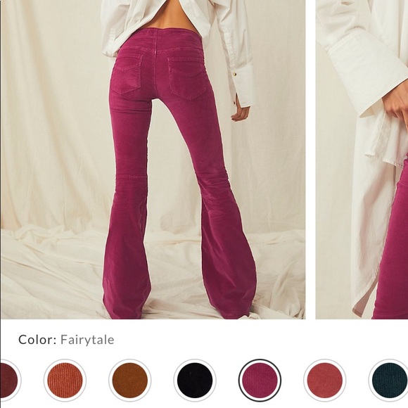 Free People Flare Corduroy Jeans - Picture 4 of 5